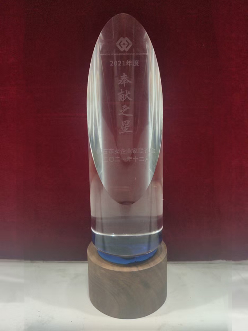 2021年度黄石市女企业家联谊会奉献之星