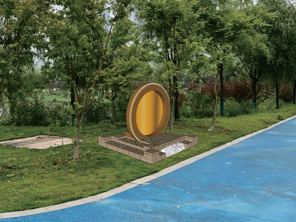 黄石湿地公园清语廉廊 建设工程