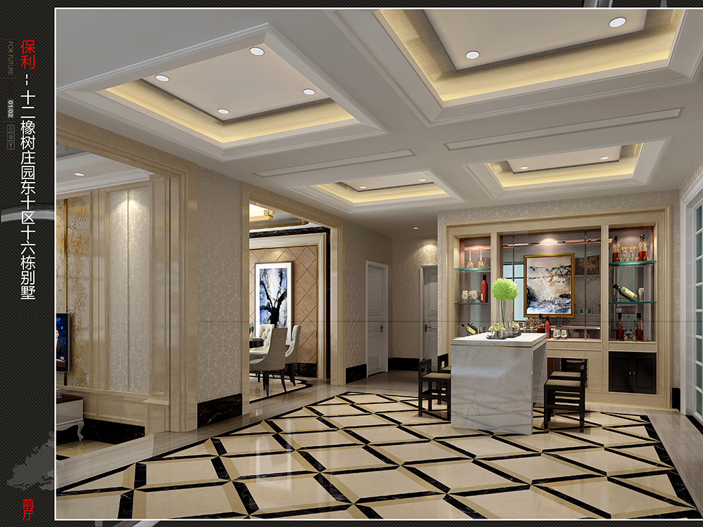 武汉保利十二橡树别墅精装修工程