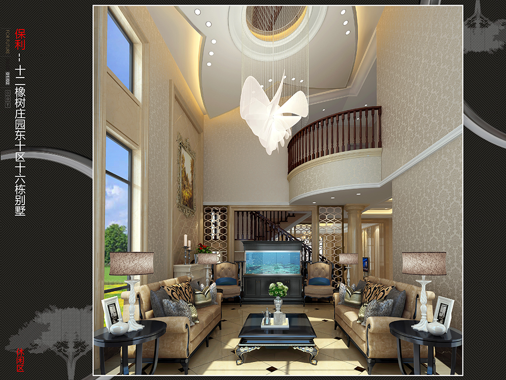 武汉保利十二橡树别墅精装修工程