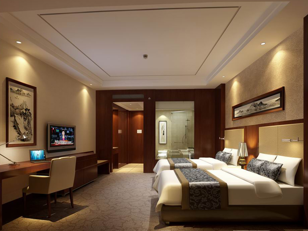 黄石市地方税务局活动中心、羽毛球馆、健身房、宾馆室内， 外装饰改造工程设计、施工