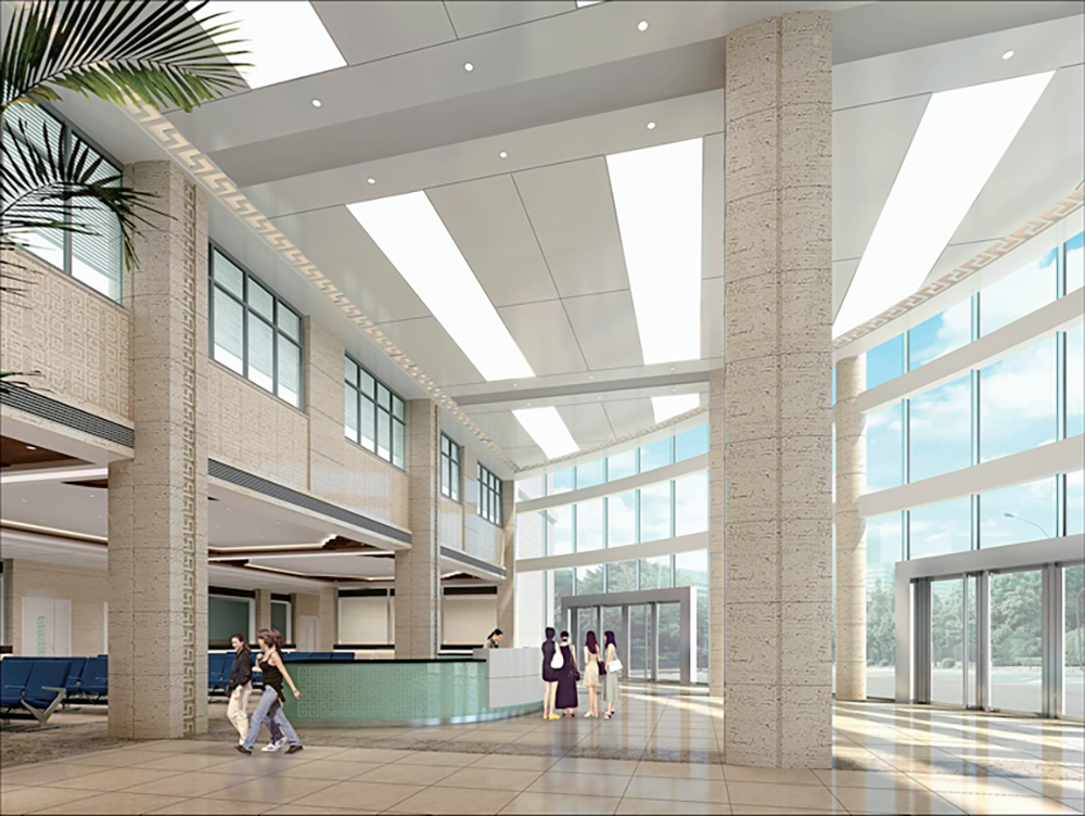 黄石市中医医院团城山门诊住院综合楼装饰工程设计施工